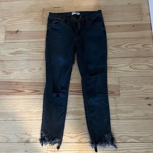 Free People Black Jeans